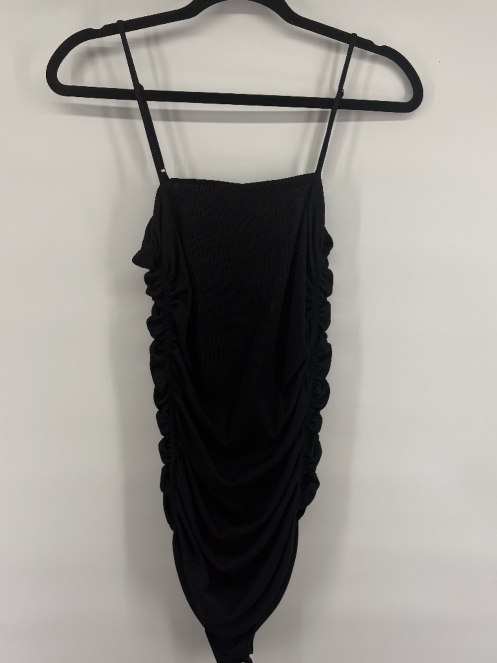 INTIMATELY FREE PEOPLE spaghetti strap body suit with scrunching size large